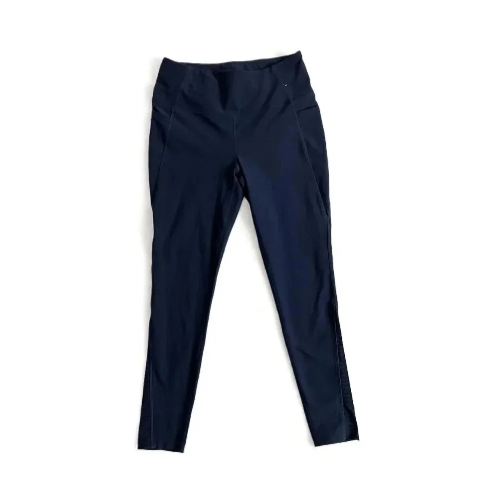 Mondetta Navy Blue Highwaisted Workout Leggings With Pockets